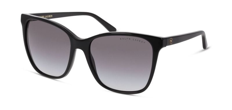 Lunettes de soleil Ralph Lauren Rectangle 0RL8201 Noir pour Femme