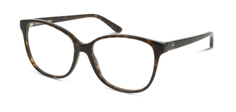 Lunettes de vue Ralph Lauren Rectangle 0RL6222 Havana pour Femme