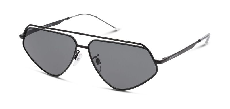 Emporio Armani Rechteckig Sonnenbrillen 0EA2126 Mattschwarz für Herren