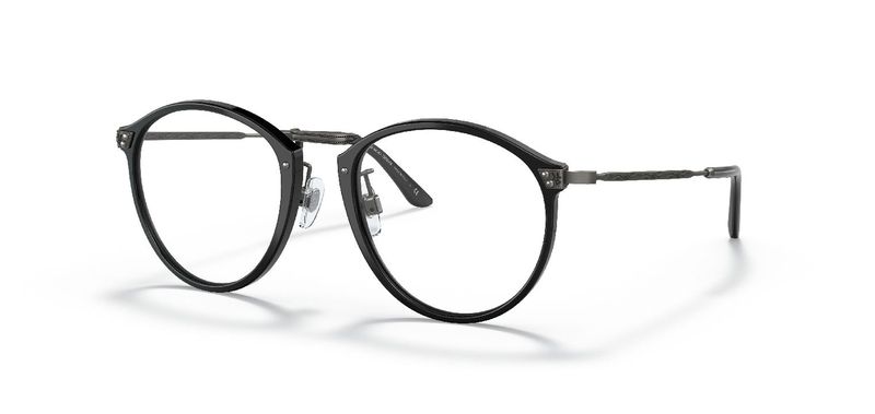 Giorgio Armani Oval Eyeglasses 0AR 318M Black for Man