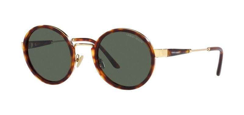 Lunettes de soleil Giorgio Armani Ronde 0AR6133 Ecaille pour Femme