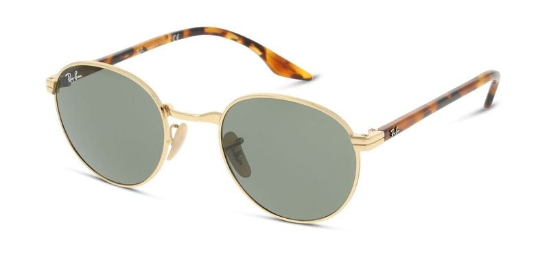 Ray-Ban Rund Sonnenbrillen 0RB3691 Gold für Herr-Dame