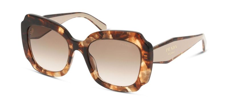 Prada Rectangle Sunglasses 0PR 16YS Tortoise shell for Woman