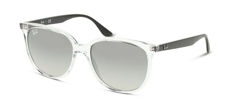 Ray-Ban Rechteckig Sonnenbrillen 0RB4378 Transparent für Dame