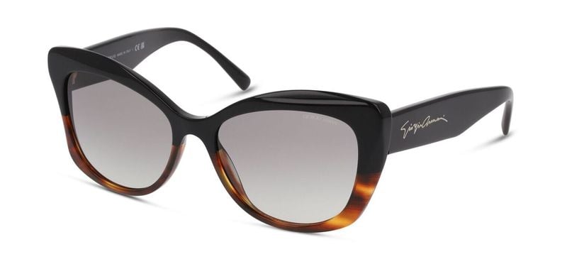 Lunettes de soleil Giorgio Armani Papillon 0AR8161 Noir pour Femme