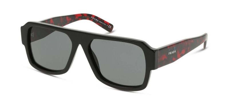 Prada Pilot Sunglasses 0PR 22YS Black for Man