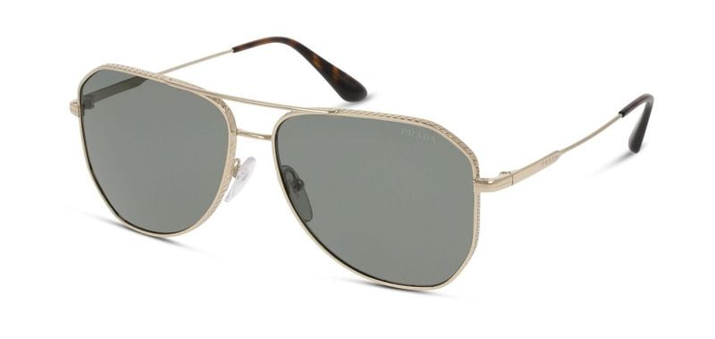 Lunettes de soleil Prada Aviator 0PR 63XS Doré pour Homme