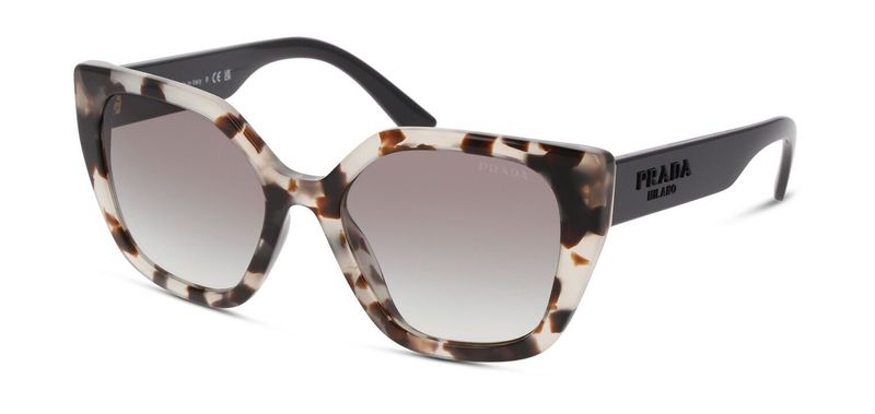 Prada Rechteckig Sonnenbrillen 0PR 24XS Havana für Dame