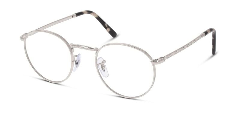 Ray-Ban Rund Brillen 0RX3637V Sillber für Herr-Dame