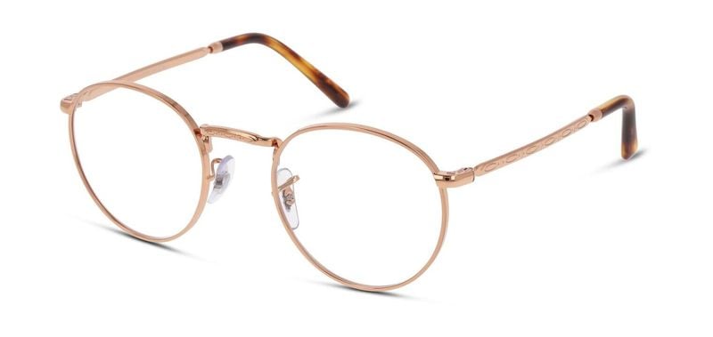 Ray-Ban Rund Brillen 0RX3637V Rosa für Herr-Dame