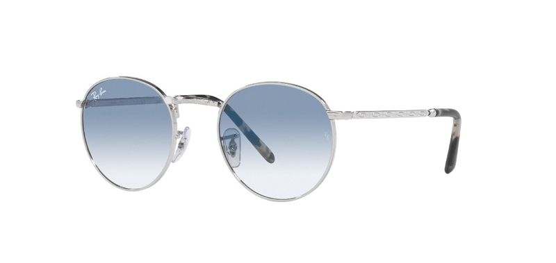 Ray-Ban Rund Sonnenbrillen 0RB3637 Sillber für Damen/Herren