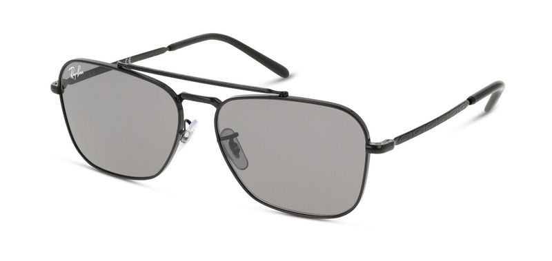 Ray-Ban Rechteckig Sonnenbrillen 0RB3636 Schwarz für Herr-Dame