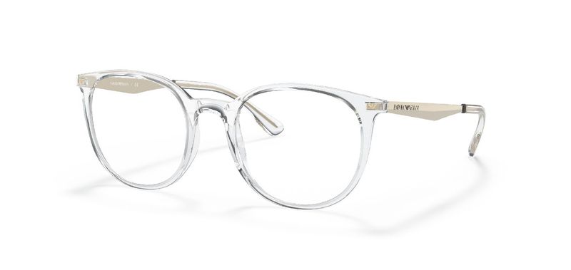 Lunettes de vue Emporio Armani Ronde 0EA3168 Transparent pour Femme