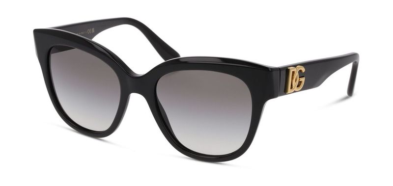 Dolce & Gabbana Cat Eye Sunglasses 0DG4407 Black for Woman