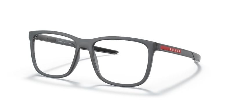 Prada Linea Rossa Rechteckig Brillen 0PS 07OV Schwarz für Herren