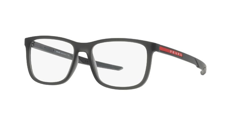 Prada Linea Rossa Rectangle Eyeglasses 0PS 07OV Black for Man