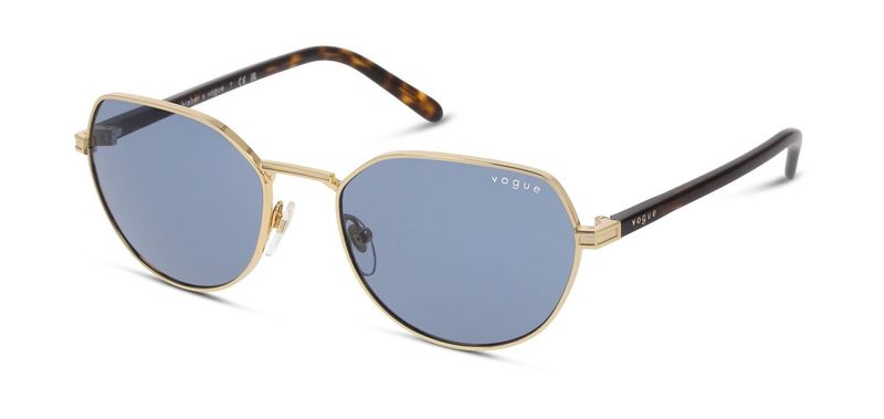 Vogue Oval Sunglasses 0VO4242S Gold for Woman