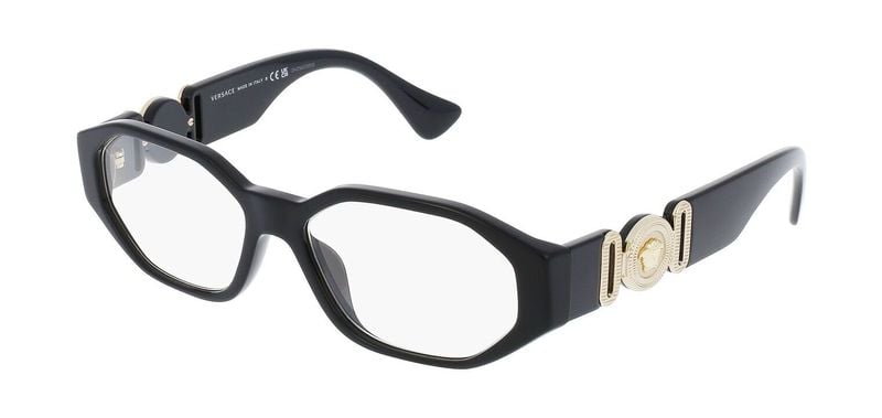 Lunettes de vue Versace Ovale 0VE3320U Noir pour Femme