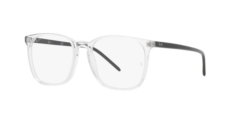 Ray-Ban Rechteckig Brillen 0RX5387 Transparent für Herr-Dame