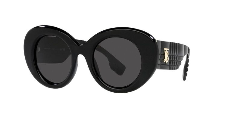 Lunettes de soleil Burberry Ronde 0BE4370U Noir pour Femme