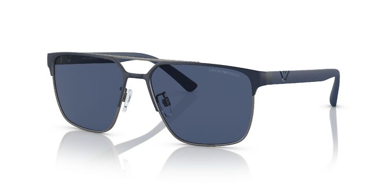 Emporio Armani Carré Sunglasses 0EA2134 Blue for Man