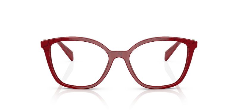 Prada Schmetterling Brillen 0PR 02ZV Schwarz für Dame