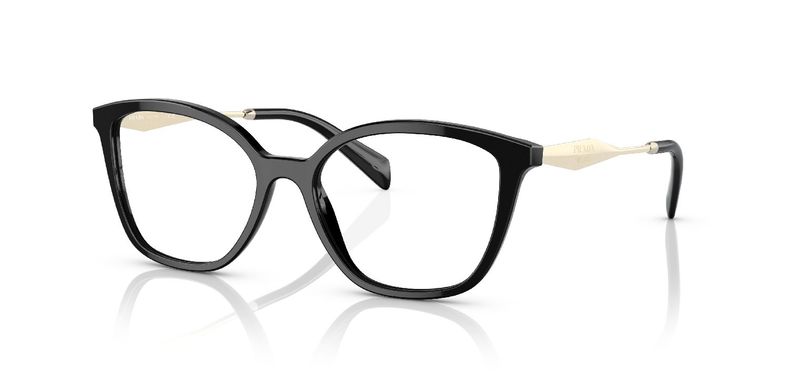Prada Cat Eye Eyeglasses 0PR 02ZV Black for Woman