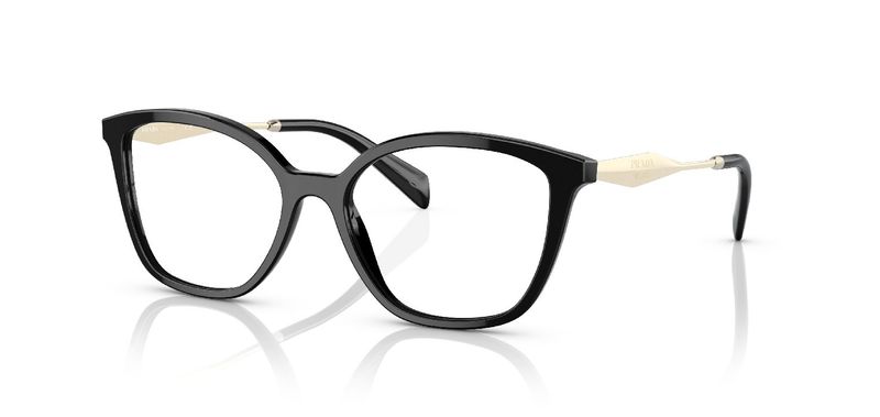 Lunettes de vue Prada Papillon 0PR 02ZV Noir pour Femme