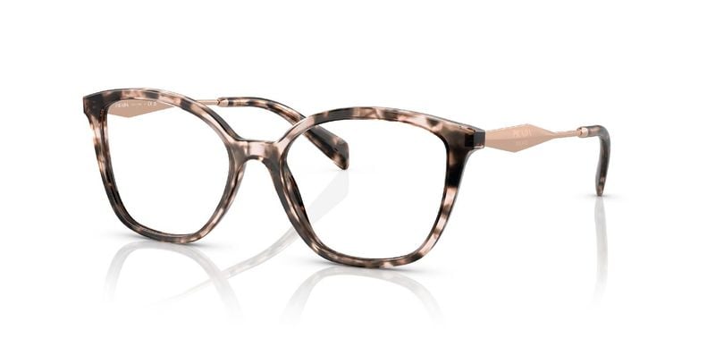 Lunettes de vue Prada Papillon 0PR 02ZV Rose pour Femme