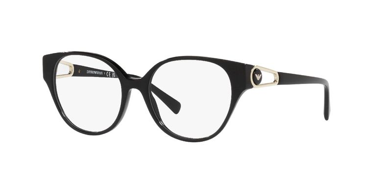 Emporio Armani Round Eyeglasses 0EA3211 Black for Woman