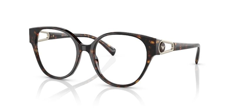 Lunettes de vue Emporio Armani Ronde 0EA3211 Ecaille pour Femme
