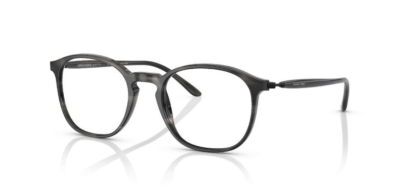 Giorgio Armani Round Eyeglasses 0AR7213 Grey for Man