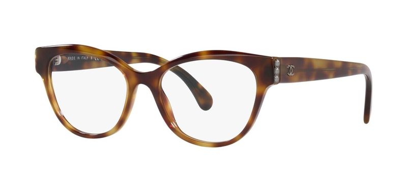 Lunettes de vue Chanel Papillon 0CH3440H Havana pour Femme