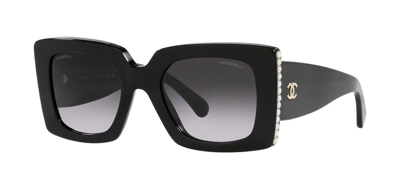 Chanel Rectangle Sunglasses 0CH5480H Black for Woman