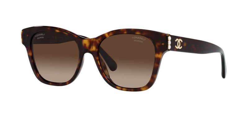 Chanel Rectangle Sunglasses 0CH5482H Tortoise shell for Woman