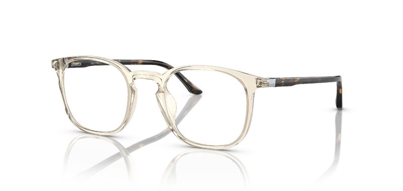 Philippe Starck Round Eyeglasses 0SH3088 Beige for Man