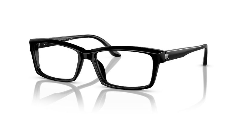 Philippe Starck Rectangle Eyeglasses 0SH3089 Black for Man