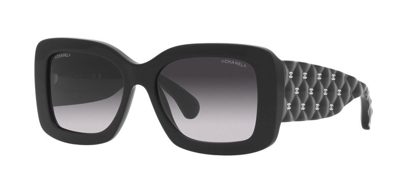 Chanel Rectangle Sunglasses 0CH5483 Black for Woman