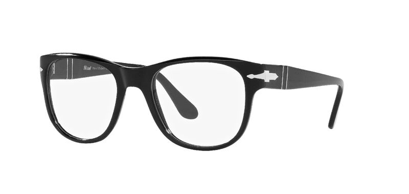 Persol Quadratisch Brillen 0PO3312V Schwarz für Herr