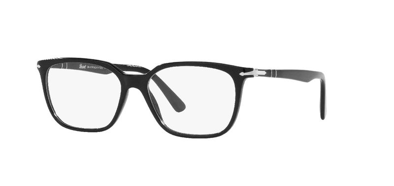 Persol Rechteckig Brillen 0PO3298V Schwarz für Herr
