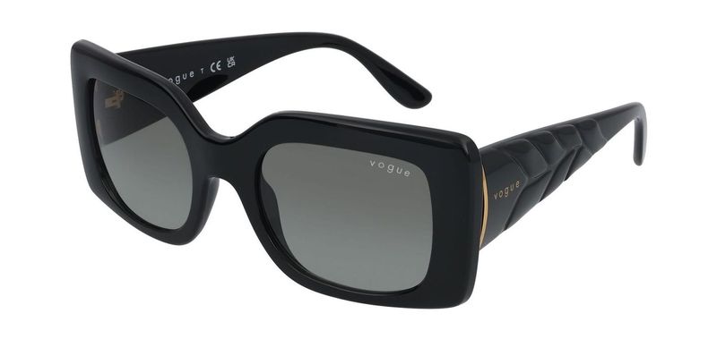Vogue Rectangle Sunglasses 0VO5481S Black for Woman