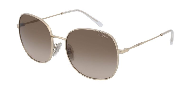 Vogue Round Sunglasses 0VO4272S Gold for Woman