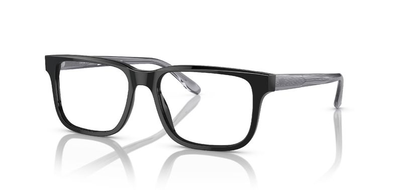 Emporio Armani Rechteckig Brillen 0EA3218 Schwarz für Herr