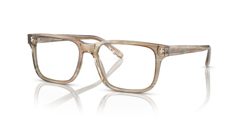 Lunettes de vue Emporio Armani Rectangle 0EA3218 Marron pour Homme