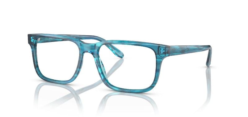 Lunettes de vue Emporio Armani Rectangle 0EA3218 Bleu pour Homme