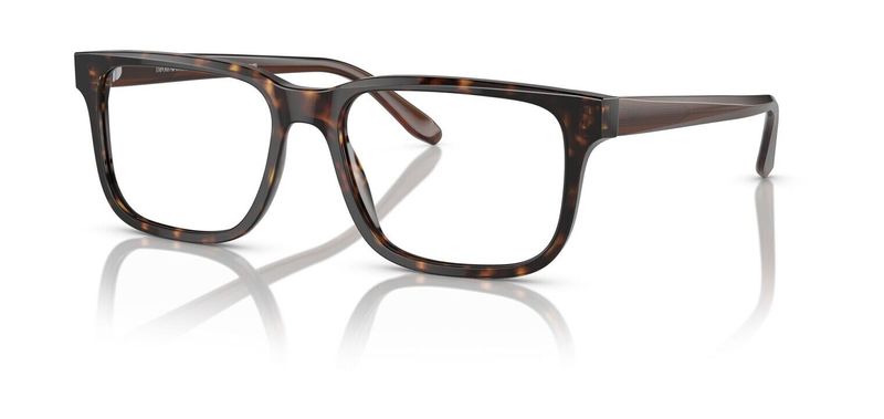 Emporio Armani Rectangle Eyeglasses 0EA3218 Tortoise shell for Man