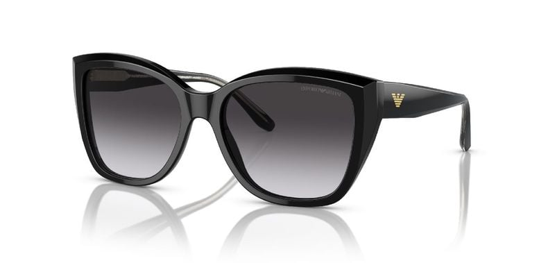 Lunettes de soleil Emporio Armani Papillon 0EA4198 Noir pour Femme