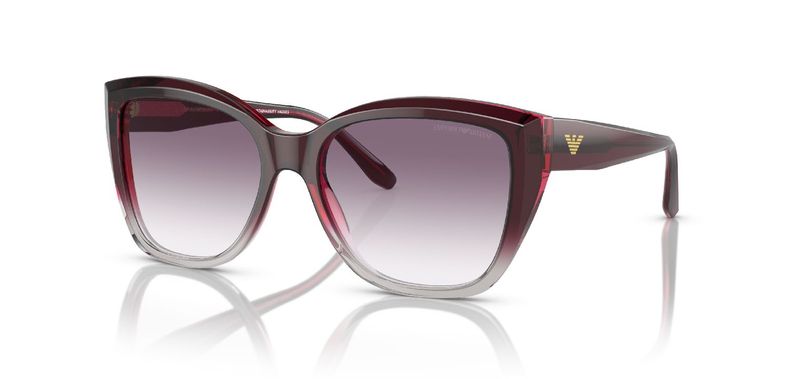 Lunettes de soleil Emporio Armani Papillon 0EA4198 Violet pour Femme