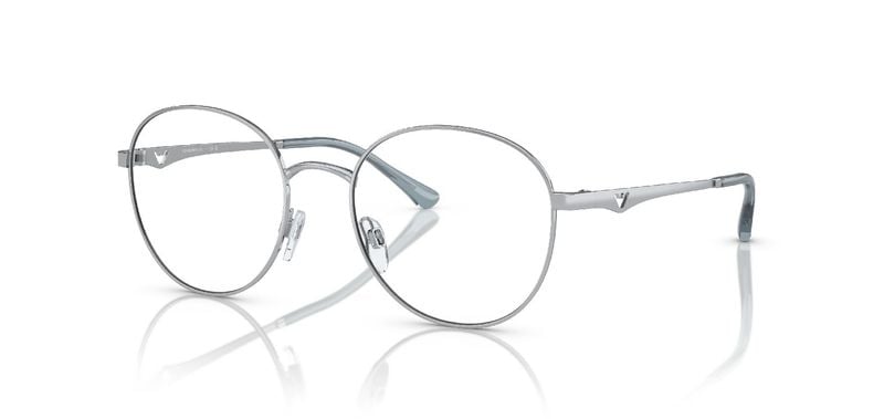 Lunettes de vue Emporio Armani Ronde 0EA1144 Argenté pour Femme