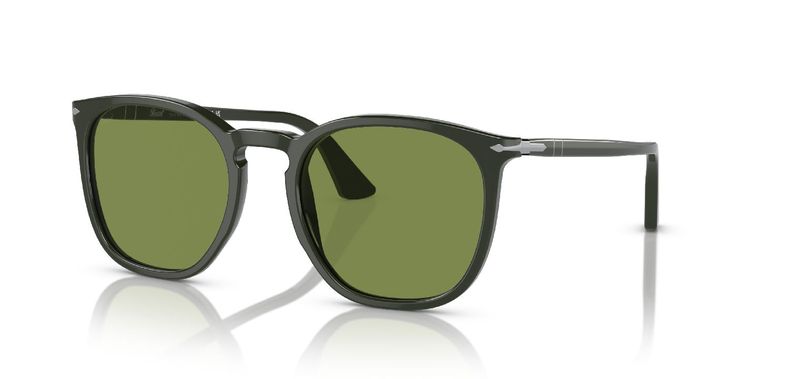 Lunettes de soleil Persol Rectangle 0PO3316S Vert pour Homme-Femme